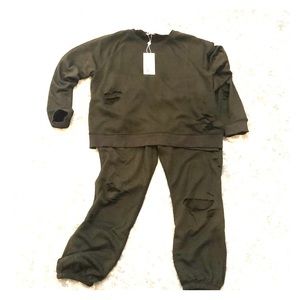 Buddy Love distressed lounge set